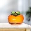 JSBWSFA 1Pcs Glass Vegetables Decor Glass Pumpkins for Decorating Tomato
