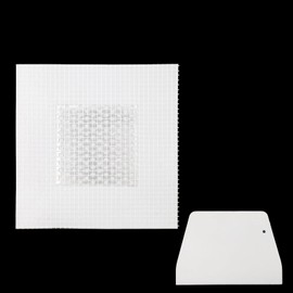 Chinflly Drywall Repair Kit,2 Inch Wall Repair Patch Kit with Scraper Hole Patch Repair for Drywall with Extended Self-Adhesive Mesh,Pack of 10