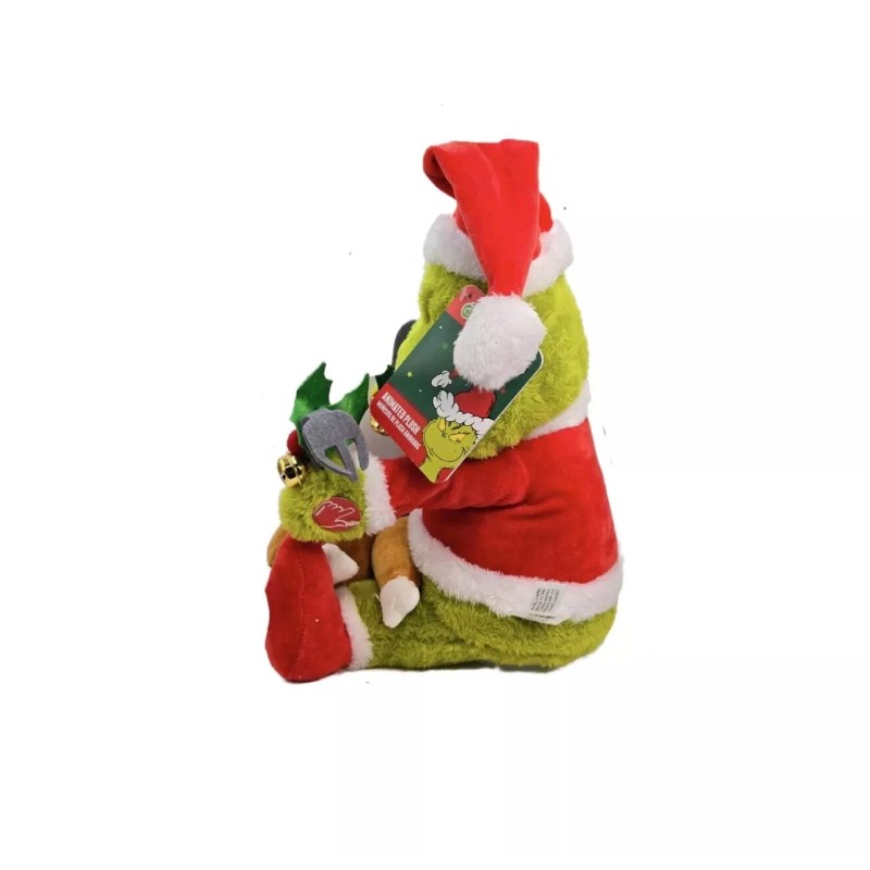 The Grinch Feasting Animated Singing Plush