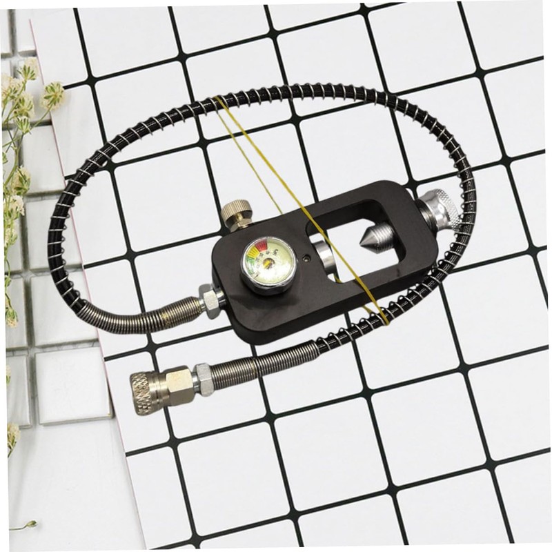 TEHAUX Oxygen Air Bottle Inflation Valve Adapter Large to Small