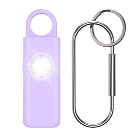 OQIMAX Persönlicher Alarm Taschenalarm mit LED-Licht,130dB Sirene Selbstverteidigung Sicherheit Schlüsselanhänger, Panikalarm Wiederaufladbar – Sicherheitsalarm-Schlüsselanhänger für Frauen Sicherheit