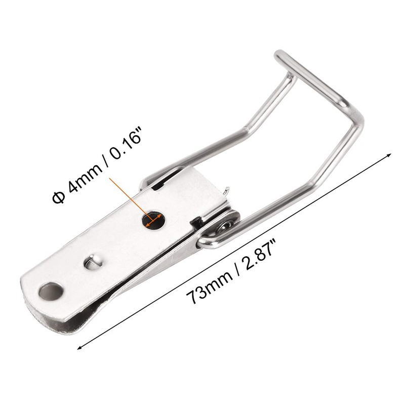 sourcing map 2.87-inch Iron Spring Loaded Toggle Latch Catch Clamp