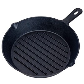Tomlinson 1024972 Cast Iron Ribbed Grill Pan 11-1/4 Inch