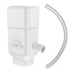 Downspout Diverter, Rainwater Diverter Fits for 3"x4" Oversize Downspout and