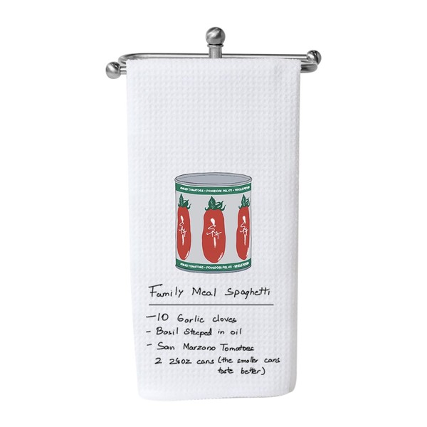 WCGXKO TV Show Kitchen Towel Family Meal Spaghettin Kitchen Towel