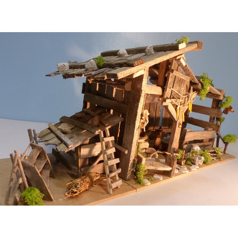 menta-modellbau 30 Field Stones, Nativity Scene, Build Your Own Crib