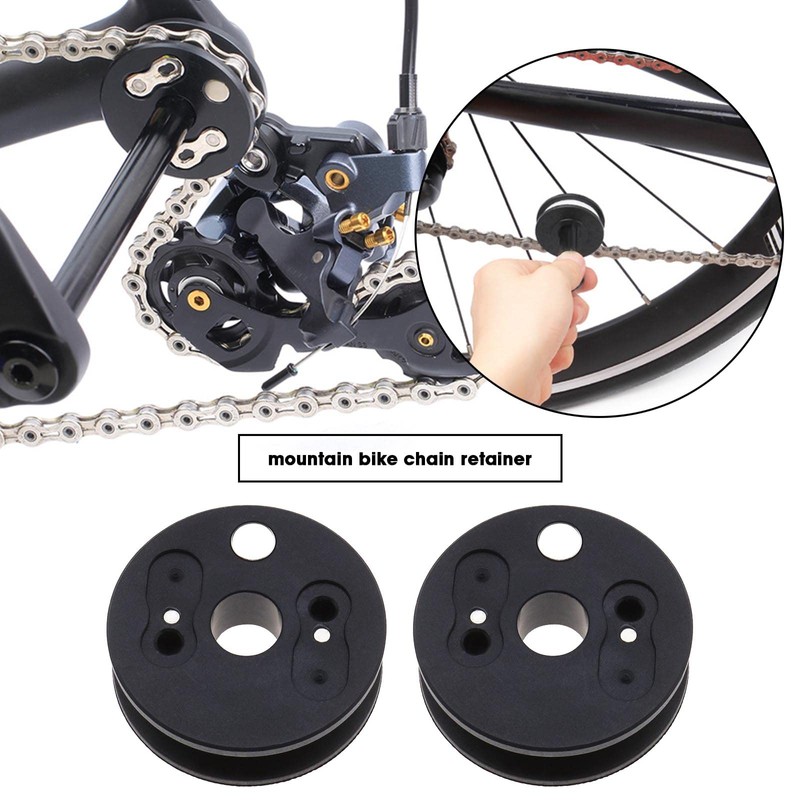 eMagTech 2Pcs Bike Chain Keeper Holder with Sponge Rings Replacement
