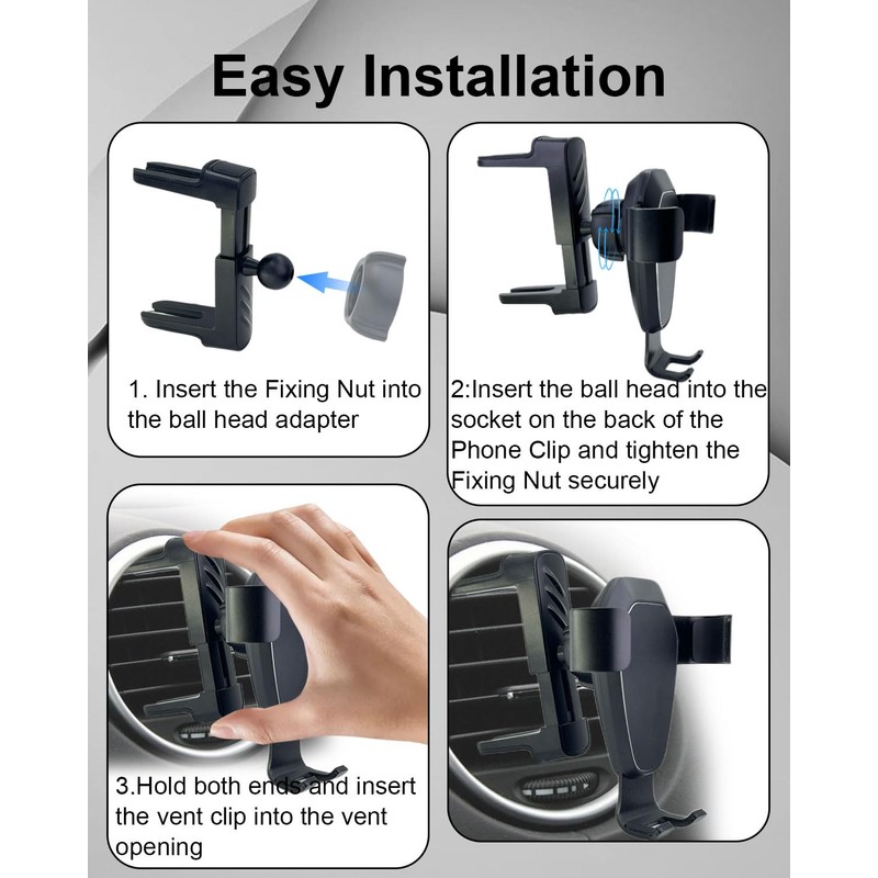SEYUGOPTI Car Cell Phone Holder Mount for Ford F150 2009-2014