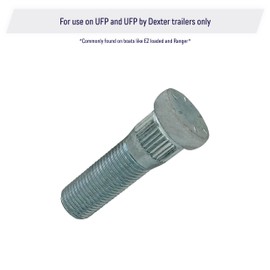 Press-in Wheel Studs 1/2"-20 x 1.75 Replacement for UFP, UFP by Dexter, Boat Trailer (5 Pack)