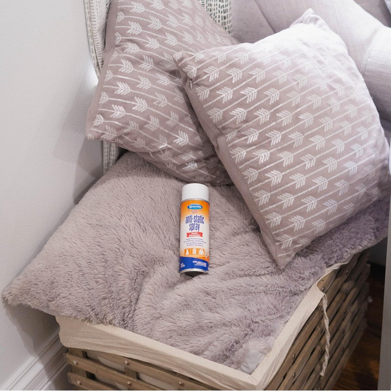 Sprayway Residue-Free Anti-Static Spray, Reduce Static Cling, Eliminate Static Shock,