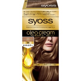 Syoss Oleo Cream Hair Color, 1N Shining Brown, Salon Quality, For Gray Hair, With Bonus, Non-Prescription Product, 1 Piece