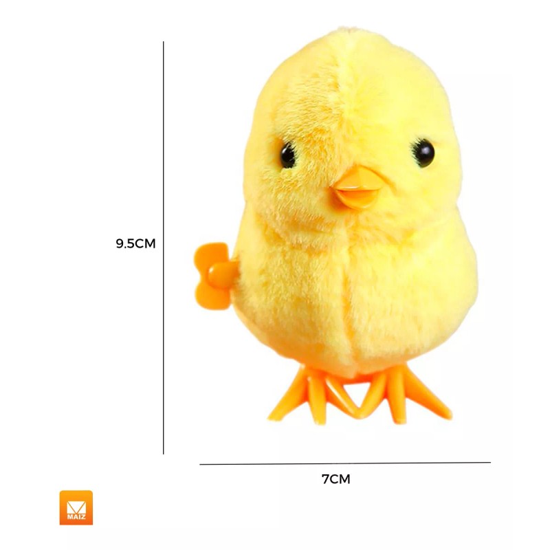 Maíz Juguete Pollito Colores Suave Cuerda Movimiento Infantil