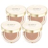 [Vegan Beauty] Dalba Serum Glow Fixing Cover Cushion Foundation 17g, No. 21, 4 pcs. / [비건뷰티] 달바 세럼 글로우 픽싱 커버 쿠션 파운데이션 17g, 21호, 4개