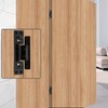Hidden Door Hinge，Ultra-Thin Hidden Hinges,Adjustable Butt Hinge,Silent Door Hinge,110Lbs Load-Bearing，Heavy