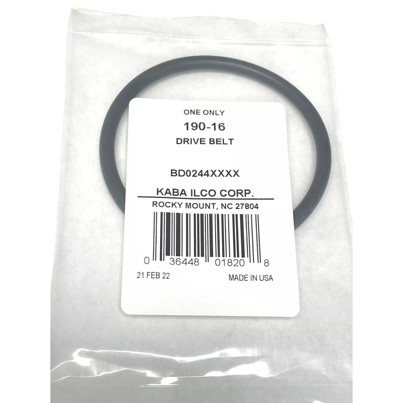 Ilco 190-16 Mini-Mite Drive Belt Fits 008/008A