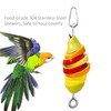 Bird Cage Food Holder Parrot Fruit Vegetable Skewer Bird Cage