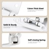 40 Pack 20 Pair White Cabinet Hinges - 3/8 inch
