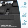 BDK PolyPro Car Seat Covers Full Set in Solid Charcoal