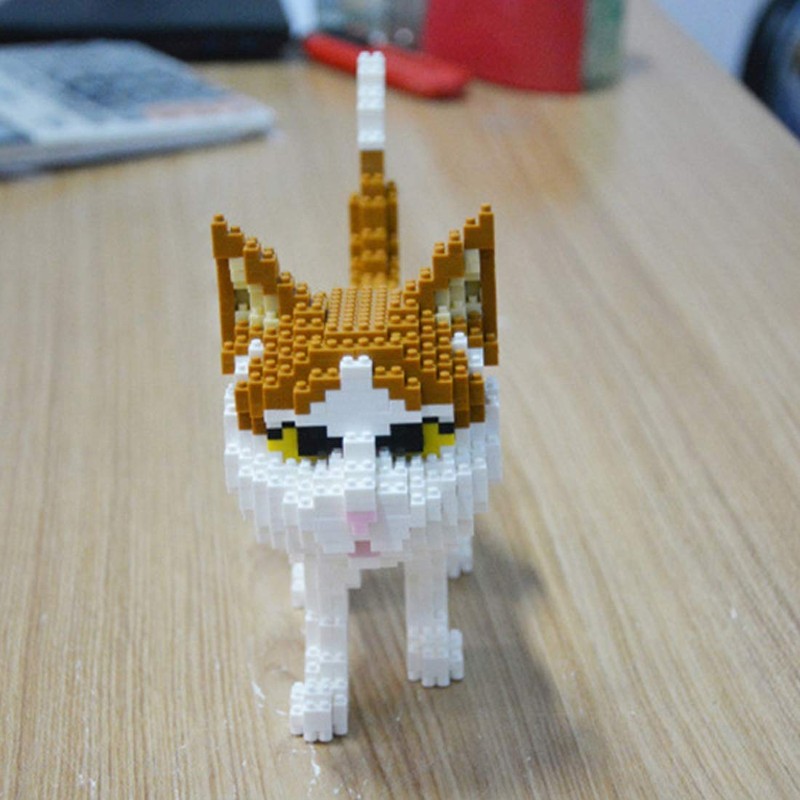 Balody Various Cat Nano Block Kits - Figure built with