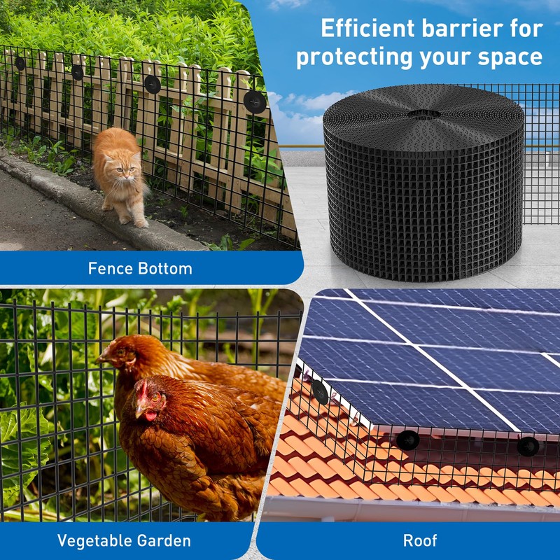 Zapstarz 6 inch x 100ft Solar Panel Bird Guard, Wire