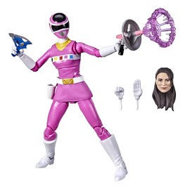 Power Rangers Colección Lightning in Space Ranger Pink - Figura de acción Coleccionable Premium de 6 Pulgadas con Accesorios, niños a Partir de 4 años