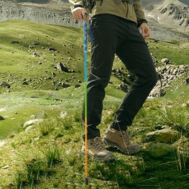 Trekking Poles | Balance Support Stick 5-Sections - Lightweight Foldable Hiking Poles, All Terrain Carbon Fiber Trekking Poles for Men Women Camping Hiking