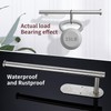 DEKAVA Paper Towel Holder Under Cabinet for Kitchen, Adhesive Paper