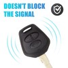 sourcing map New 3 Buttons Uncut Key Fob Remote Control
