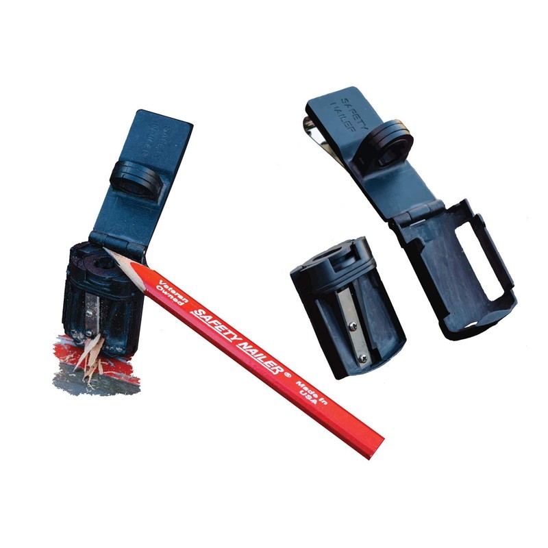 Carpenter Pencil Holster & Sharpener