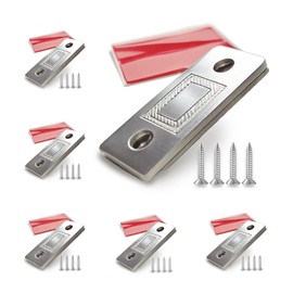 Magnetic Door Catch 6 Pack -Ultra Thin Magnets with Adhesive Backing, Adehoei Cabinet Magnet for Kitchen Drawer, Room Wardrobe Closet Door Closing