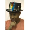 Jacobson Hat Company Men's Witch Doctor Top Hat, Black