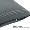 PiccoCasa Brushed Microfiber Pillowcases 2 Pack Soft Breathable Pillow Covers