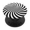 Optic Illusion Hypnotic Black and White Spiral