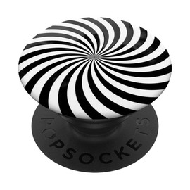 Optic Illusion Hypnotic Black and White Spiral