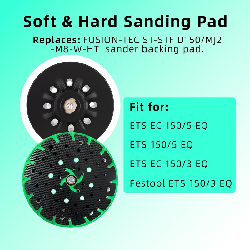 202460 Hard Sanding pad & 202458 Soft Sanding Pad, for