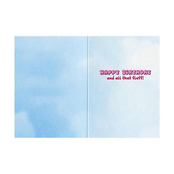 Cotton Candy Cat Avanti Humorous/Funny Birthday Card for Her