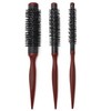 HAMILO Nylon Roll Brush Hair Styling Aluminum Handle Set of