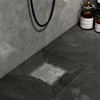 EMKE Drain Fitting Shower Tray, Shower Drain with Siphon Shower