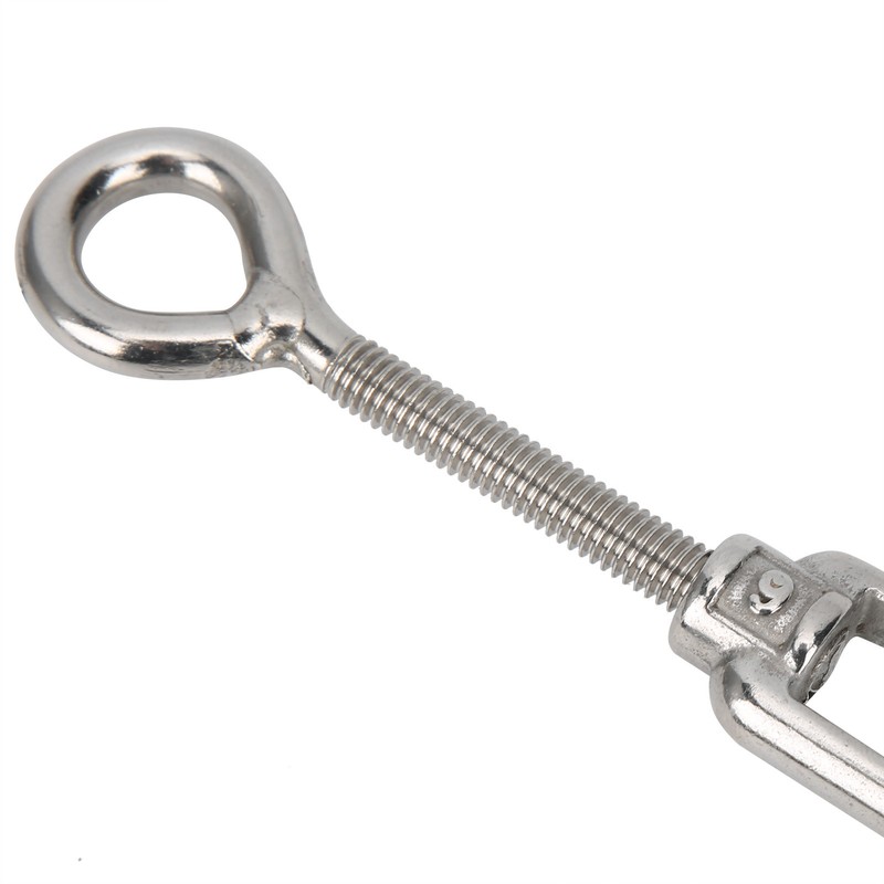 10pcs Eye and Eye Turnbuckle Wire Tensioner Strainer Stainless Steel