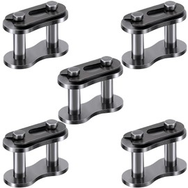 PAGOW 5pcs #40 Roller Chain Connecting Links, Master Connector Link, Heavy Duty Manganese Steel (5pcs #40