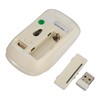 Wireless Keyboard Mouse Combo Mini Portable Retro Silent 2.4G Wireless