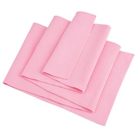 BENECREAT Pearl Pink Polyester Knitted Rib Fabric, 39.3x6.7Inch, Solid Pattern, Great for Cuffs, Waistband, Neckband & More