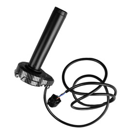 Throttle Handle Imitation Carbon Fiber Throttle Grips Fit for Surron Electrice Dirt Bike Sur-Ron/Surron/Light Bee/Sur Ron S/Surron X / X160 / X260, Quick Twister with Throttle Cable Throttle Kit