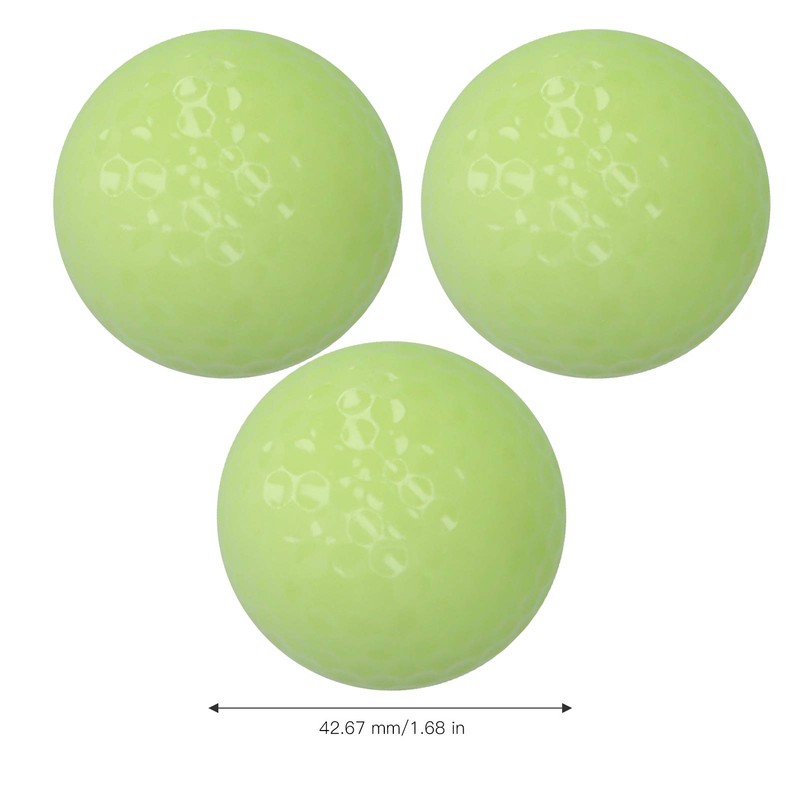 6 Pack Luminous Night Golf Balls Glow in The Dark