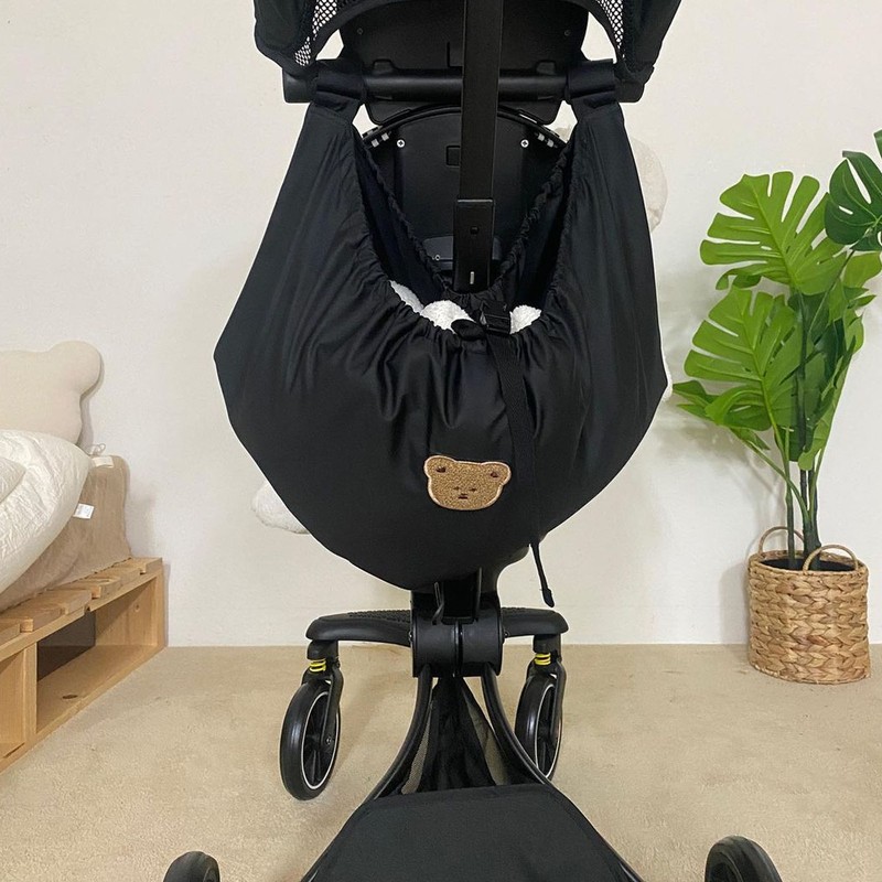 Stroller Bag Organizer Elastic Large Capacity Tear Resistant Nylon Baby