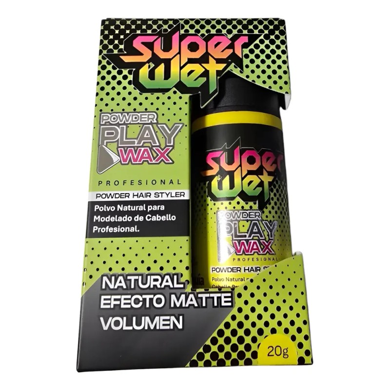 Super Wet Cera en Polvo Da Volumen, Control Ligero Profesional