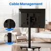 Mobile TV Cart Rolling TV Stand for 26 to 65