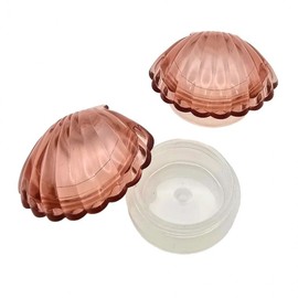 Shell-shaped Cosmetic Case 2 pcs 3ea