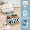 Sinbana 6 in 1 Onigiri Mold, Blue PP Triangle Rice
