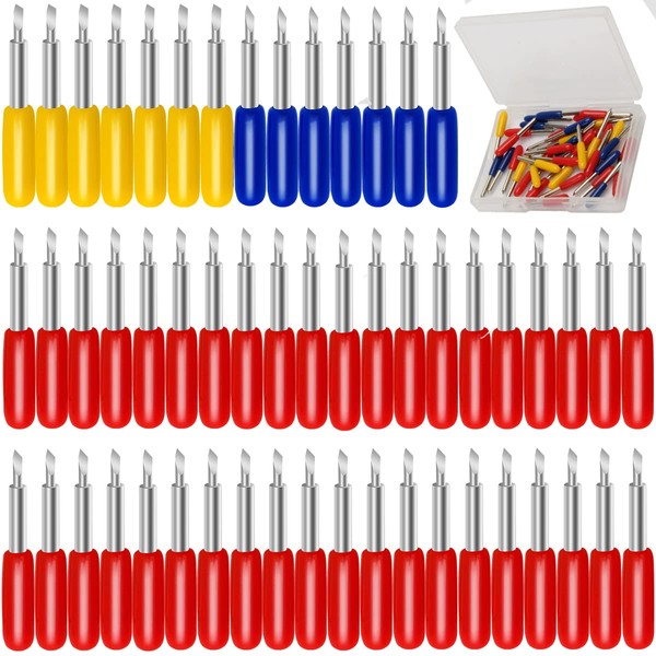 60 PCS 3rd Party Accessory Blades for Cricut, Luxiv Replacement